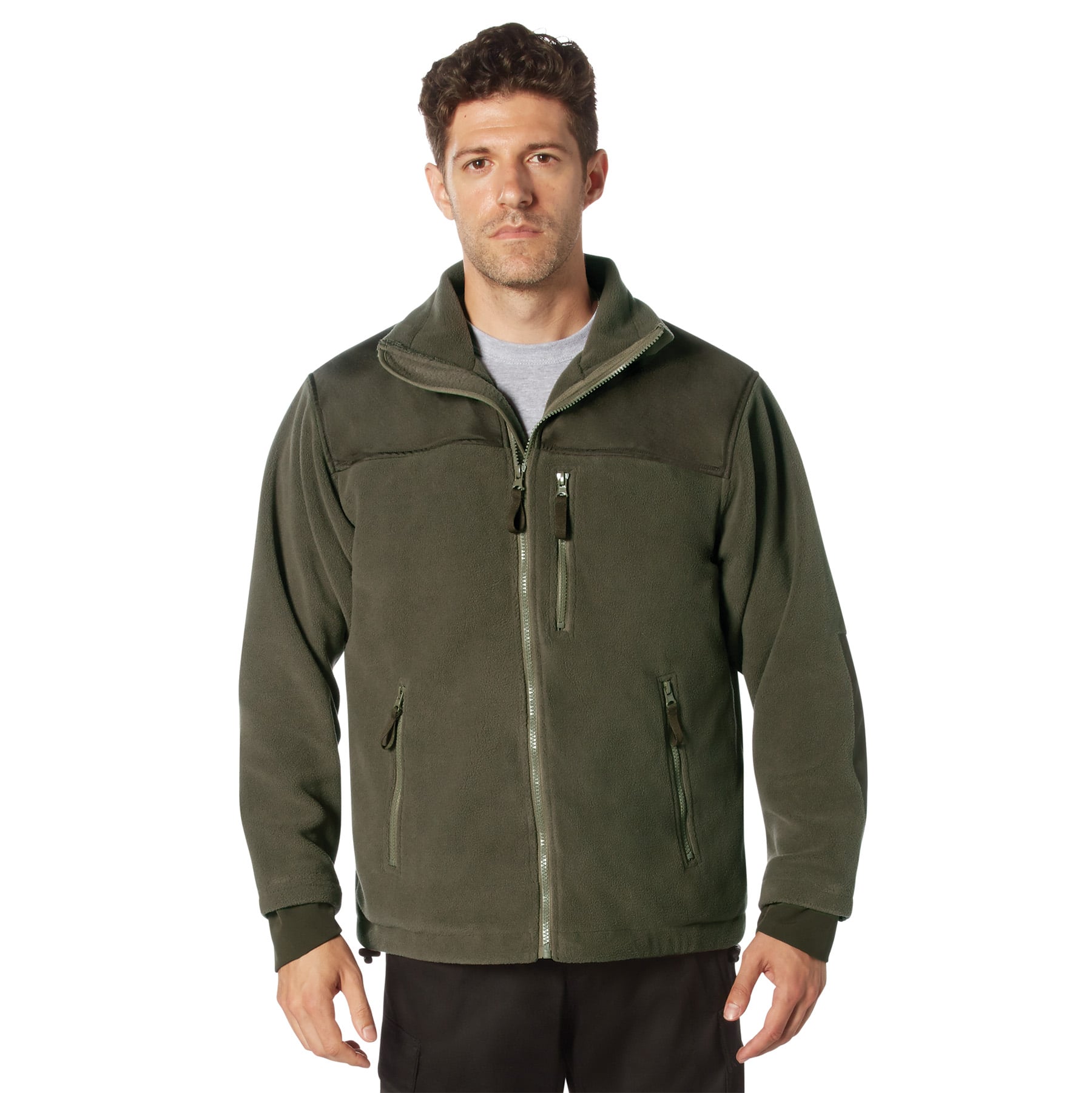 Rothco Concealed Carry Spec Ops Fleece Jacket - Olive Drab, X-Large