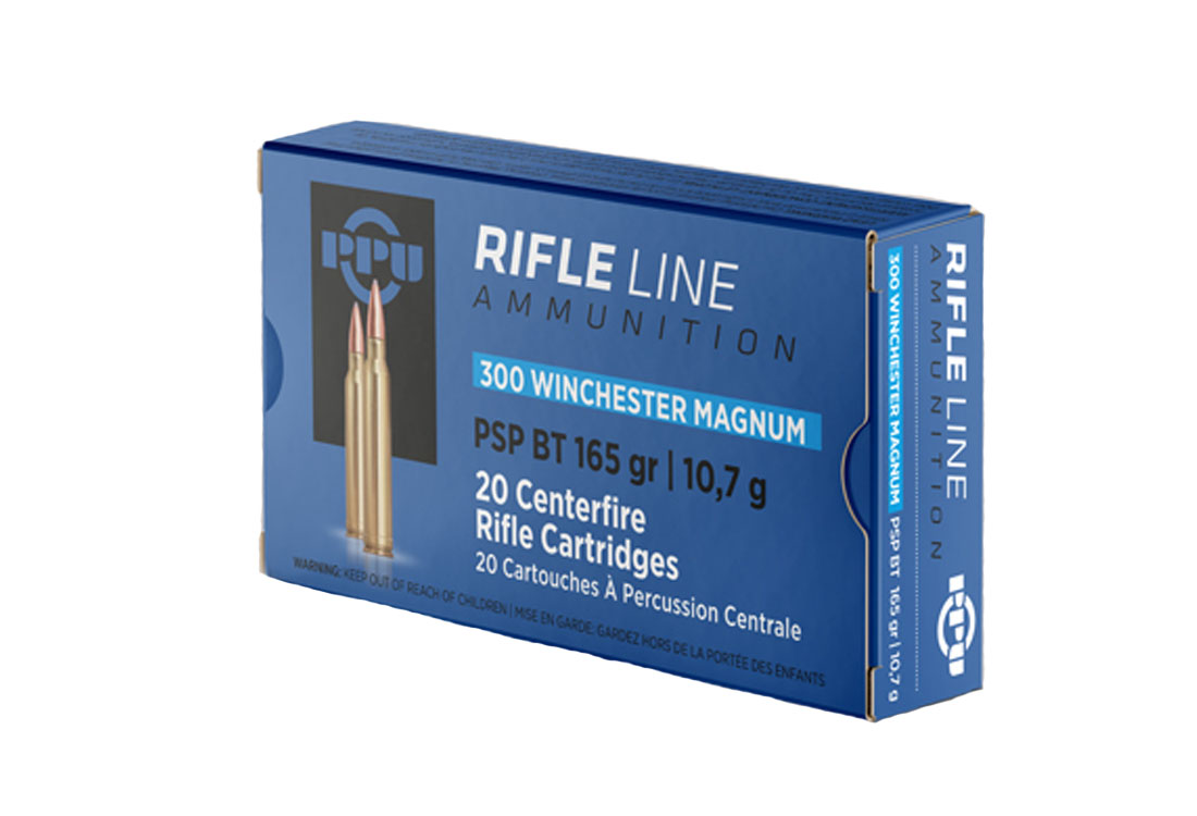 PPU Rifle Ammunition .300 Win Magnum 165 gr SPBT 3050 fps 20/ct - No Credit Card Fees - Low, flat rate shipping
