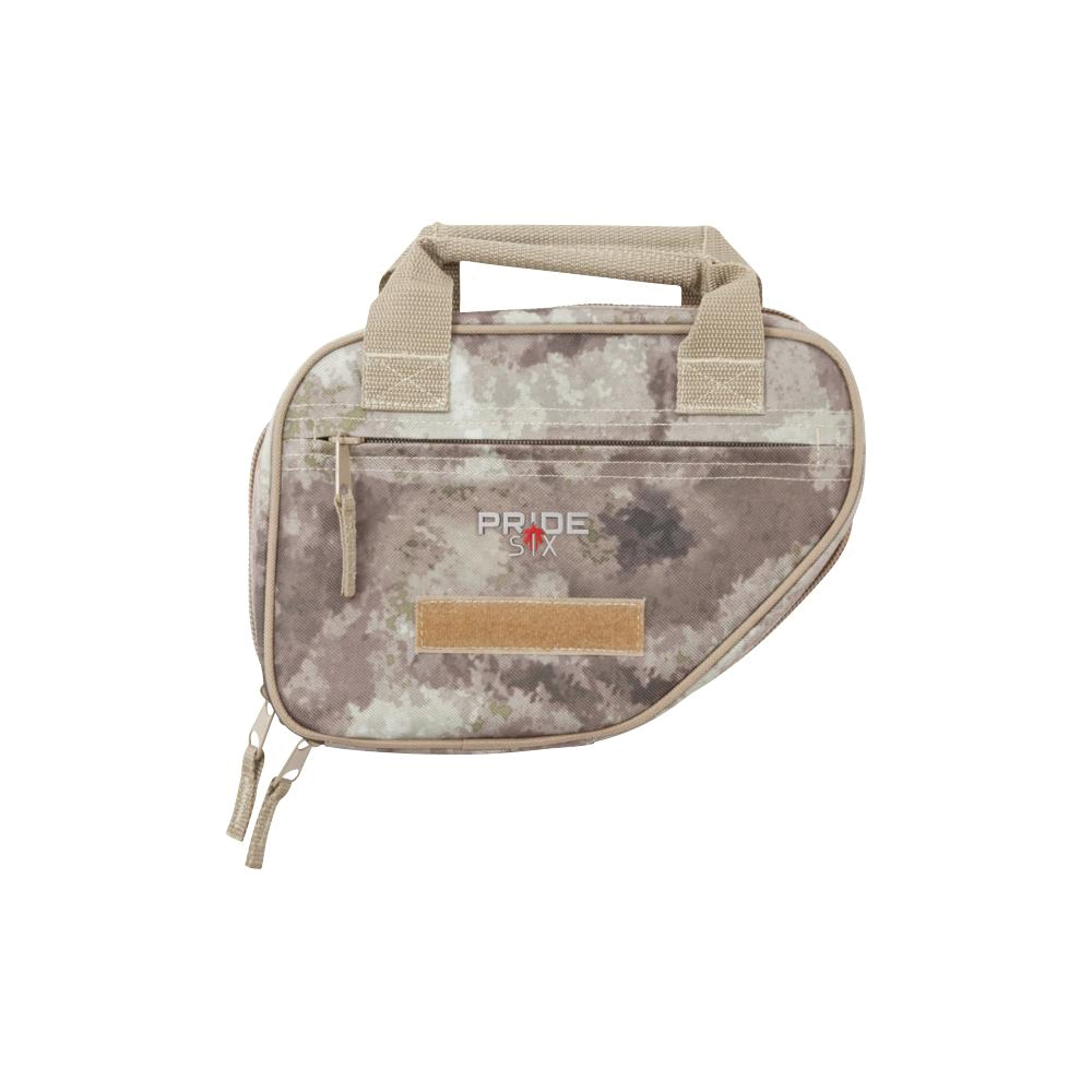 Tac-Six 10" Battalion Single Pistol Case, Tan/TACS AU Camouflage