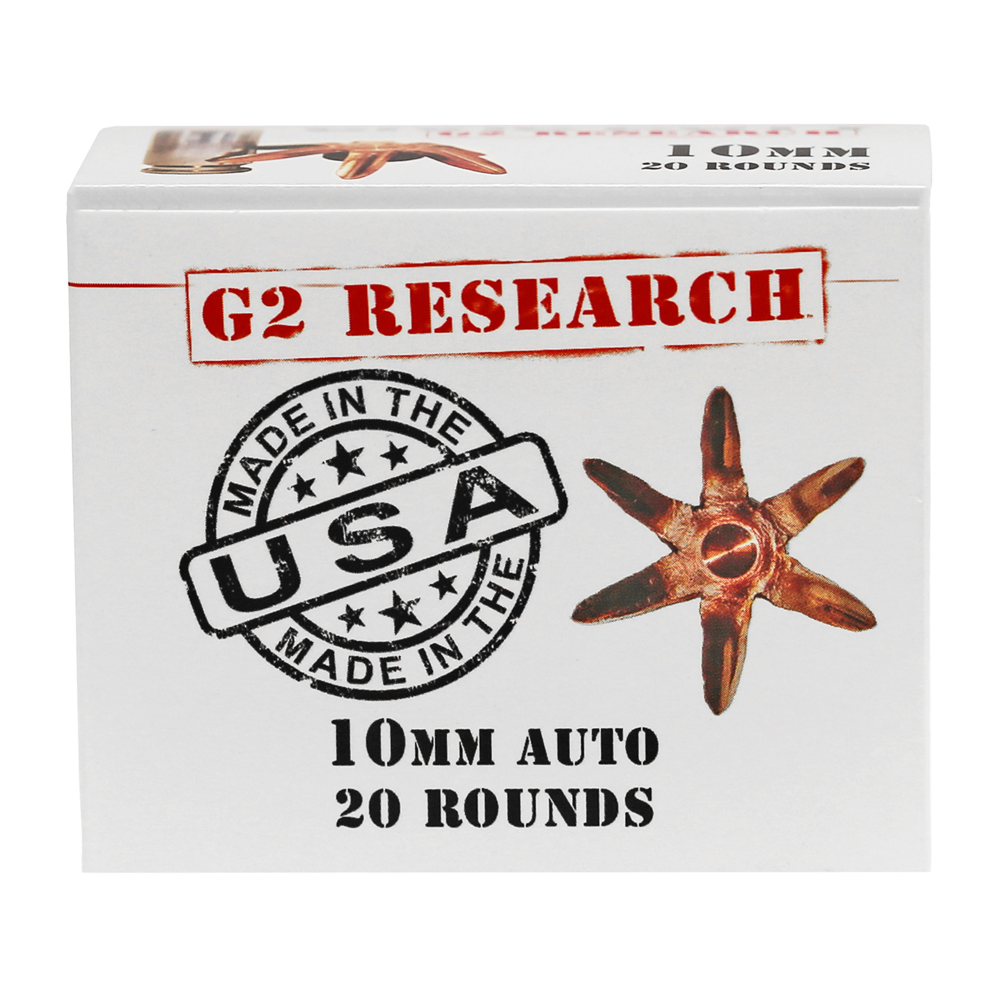 G2R CIVIC DUTY 10MM 122GR 20/500 - No Credit Card Fees - Low, flat rate shipping