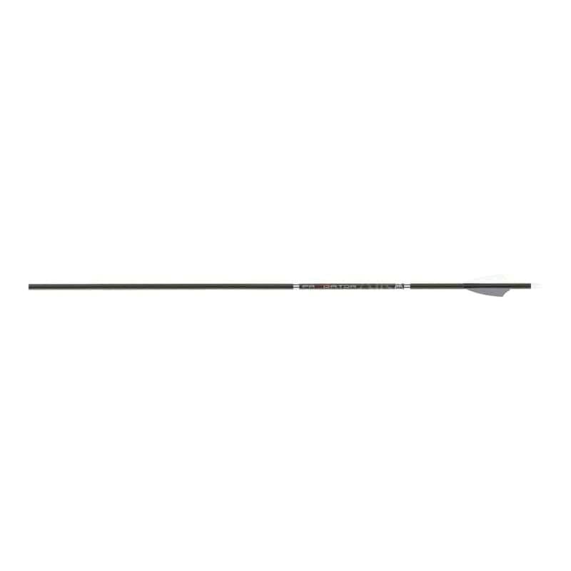 Carbon Express Predator Air 32" 10.10 GPI 350 Spine Fletched Arrow, Black Pack of 6