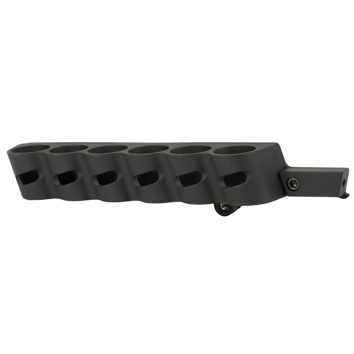 GG&G 12 Gauge Side Saddle Shell Holder, 6 Shells Black