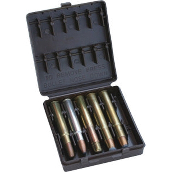 MTM Case Gard Big Game .378 Weatherby Magnum/.500 Nitro Express Ammo Wallet, 10rds Brown