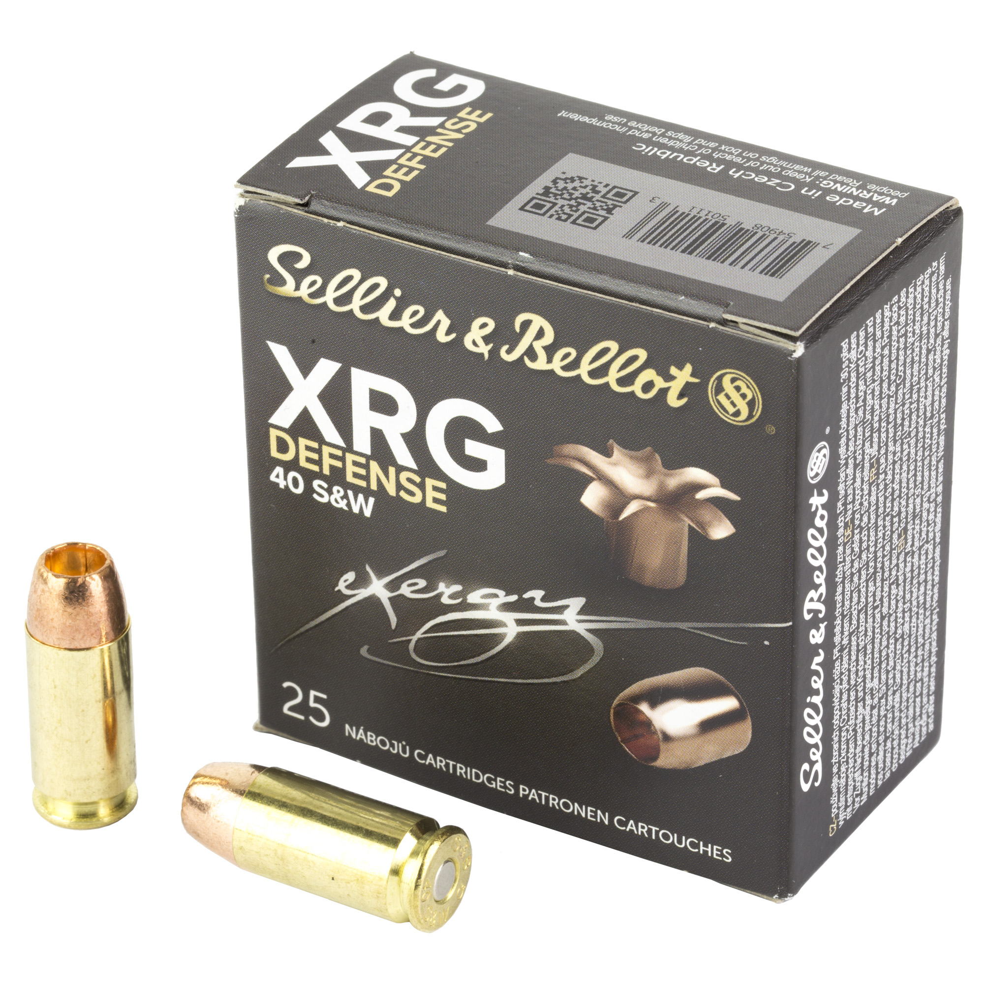 S&B 40 S&W 130GR XRG 25/1000 - No Credit Card Fees - Low, flat rate shipping