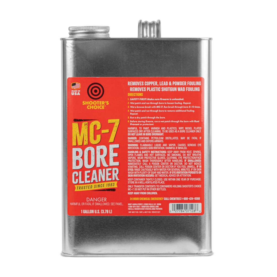 Shooter's Choice MC-7 Bore Cleaner and Conditioner, 1 gal Jug