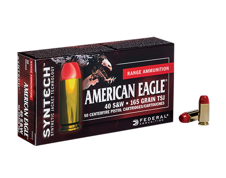 Federal Syntech Range Pistol Ammo 40 S&W 165 gr. TSJ 50 rd. - No Credit Card Fees - Low, flat rate shipping