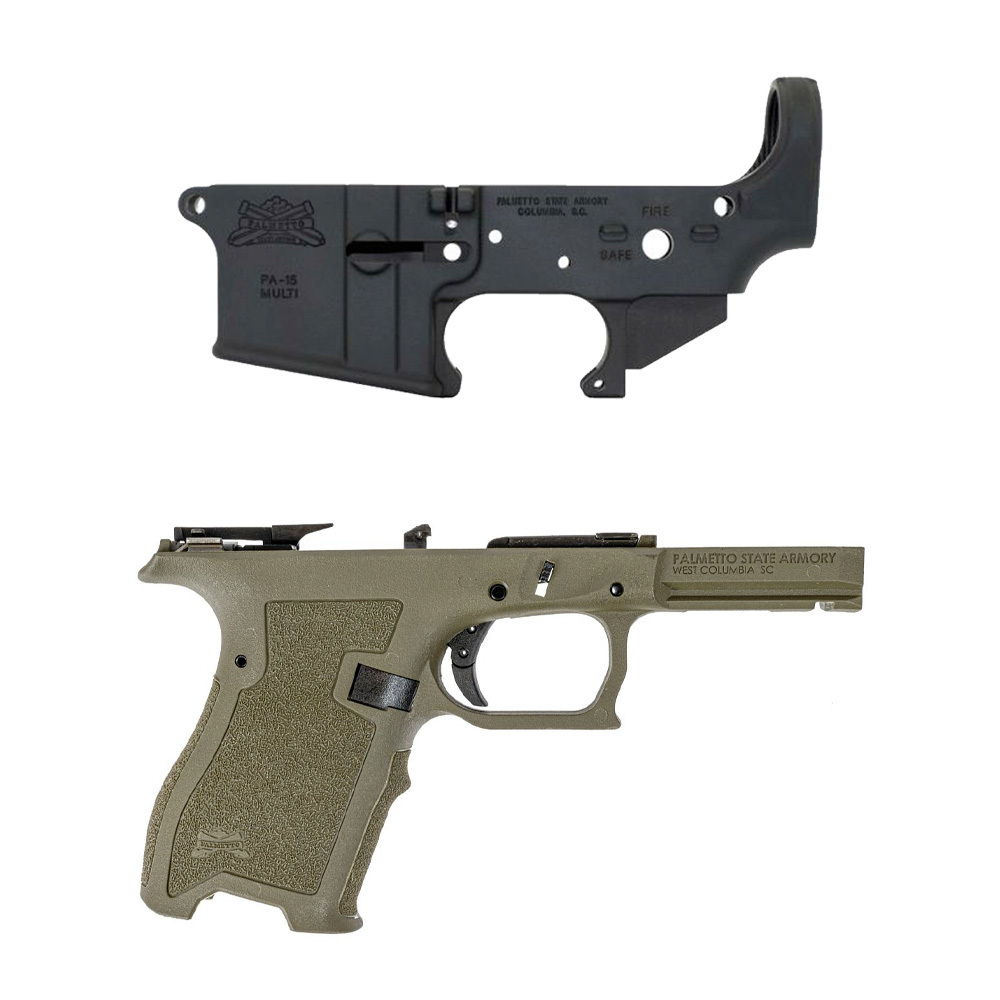 PSA AR-15 Stripped Lower Receiver & Sniper Green PSA Dagger Compact Polymer  Frame | Palmetto State Armory