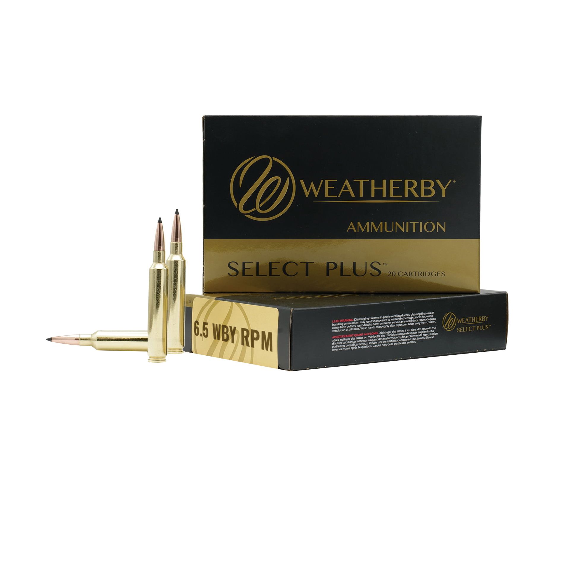 Weatherby Weatherby Select Plus 6.5 Weatherby RPM 127 gr Ammo Barnes LRX Lead-Free - 20rds - B65RPM127LRX