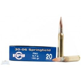 PRVI Partizan 30-06 150gr FMJ "M1 Garand" Ammunition 20rds - PP3.48