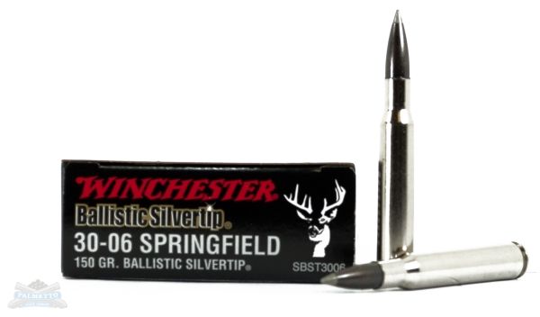 Winchester Winchester 30-06 150gr Ballistic Silvertip 20 Rounds Ammunition - SBST3006