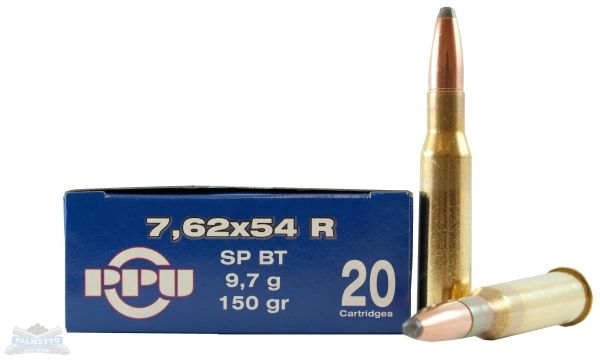 PRVI PRVI Partizan 7.62x54R 150gr SPBT Ammunition 20rds - PP-7.64