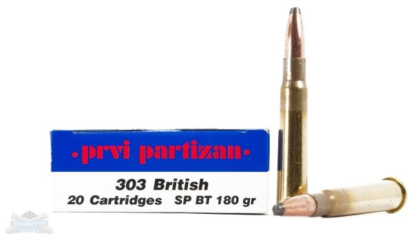 PRVI Partizan 303 British 180gr SP Ammunition 20rds - PP3.9