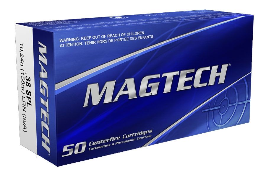 Magtech Magtech 38 Special 158gr LRN Ammunition 50rds - 38A