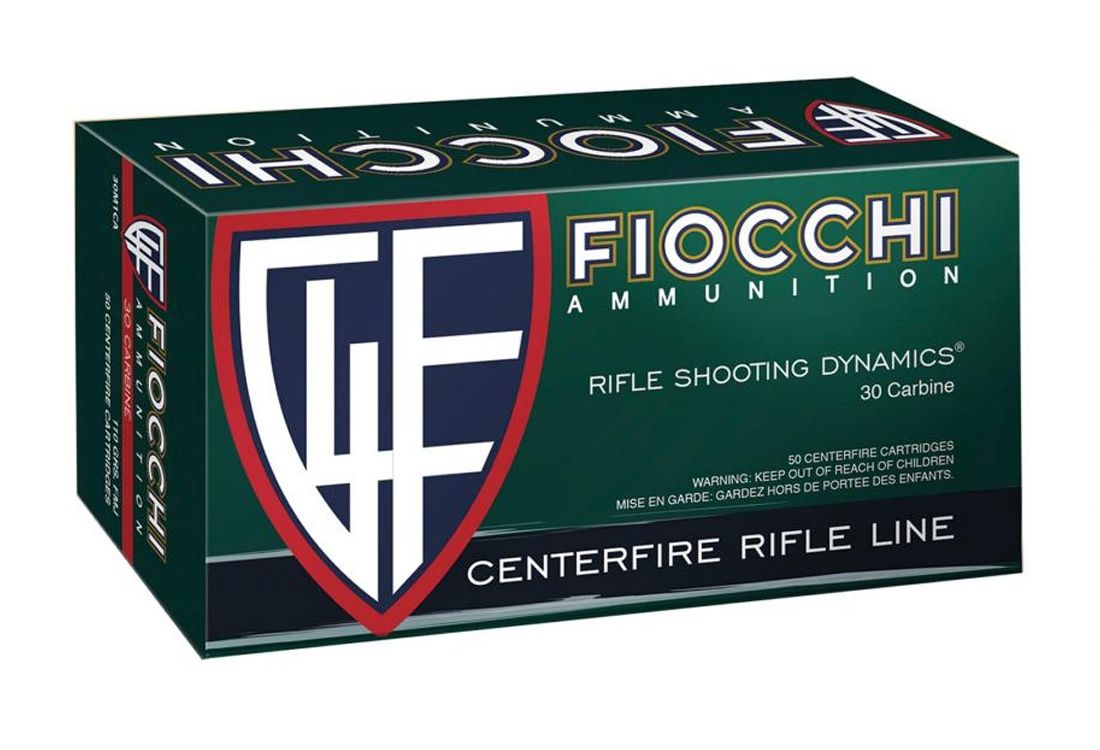 Fiocchi Fiocchi Shooting Dynamics .30 Carbine 110 gr FMJ 50 Rounds Ammunition - 30M1CA