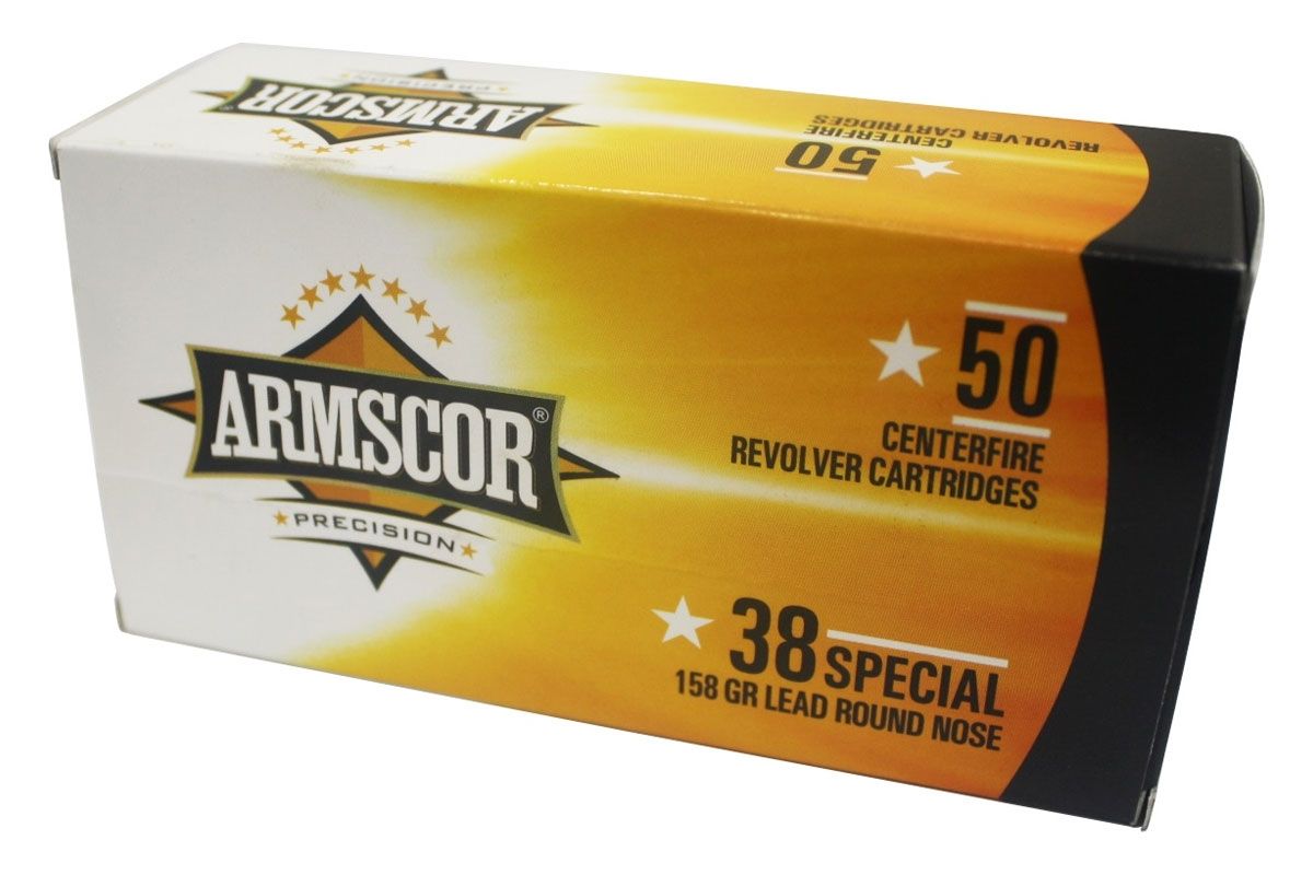 Armscor Armscor 38 Special 158 gr RNFP 50 Rounds Ammunition - FAC38-5N