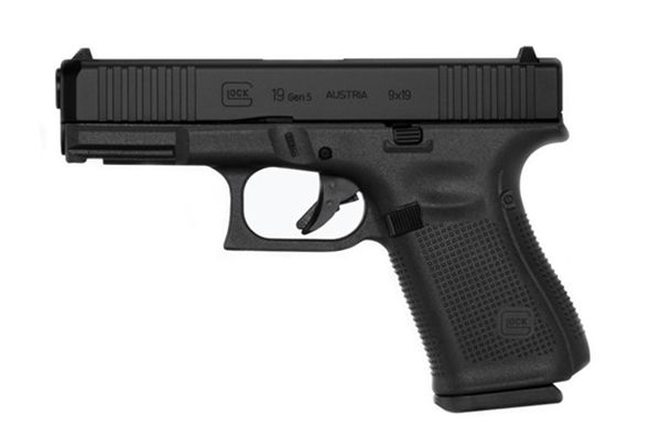 GLOCK G19 GEN 5 9MM PISTOL, BLACK