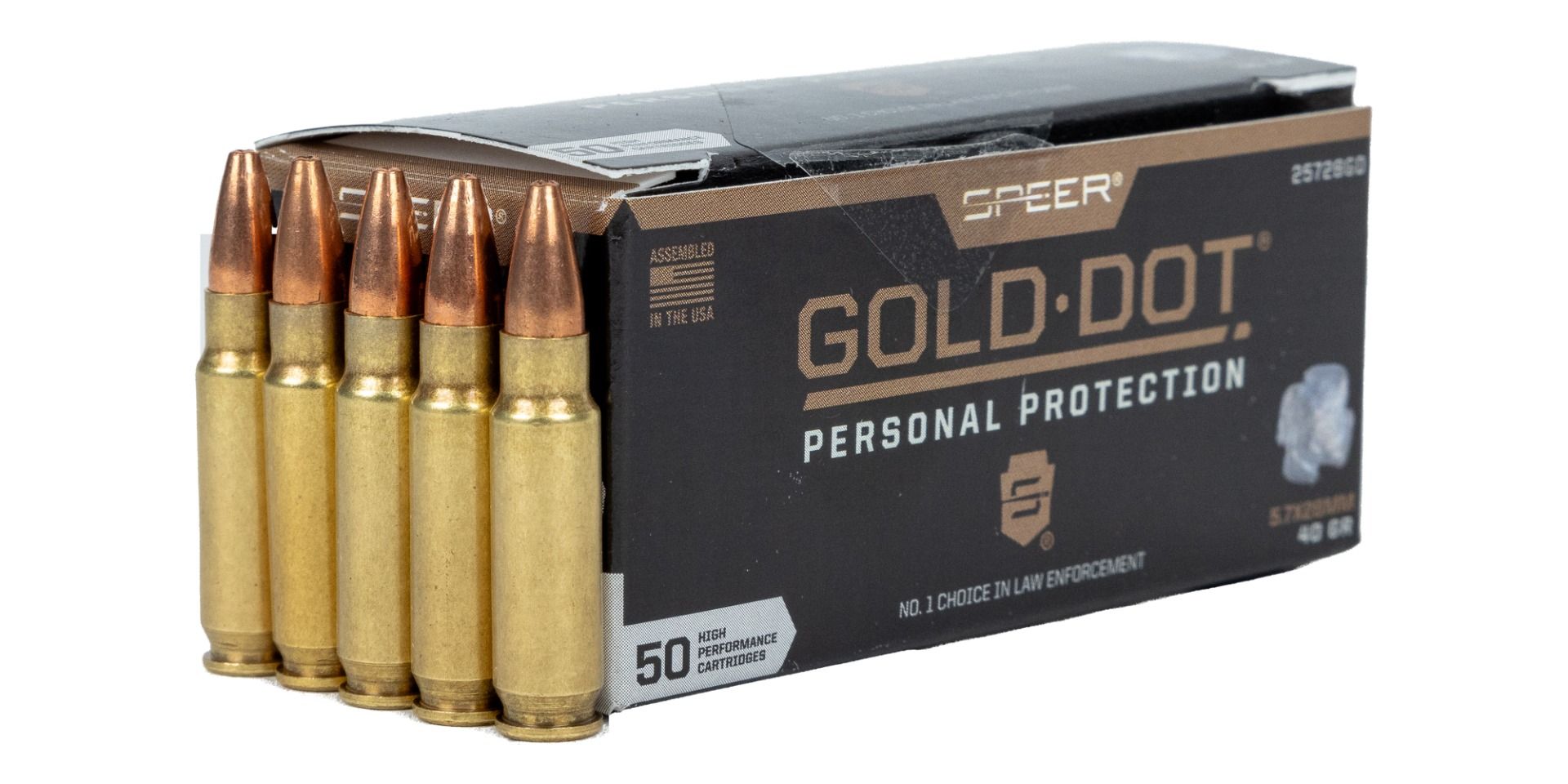 Speer Gold Dot Personal Protection 5.7x28 Ammo 40 Gr 50rds - 25728GD