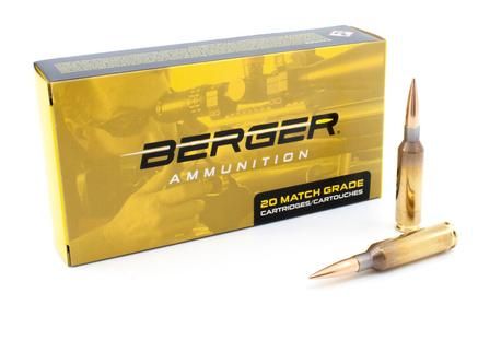 Berger Bullets Long Range Hybrid Target 6mm Creedmoor 109 gr OTM 20rds