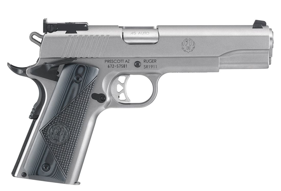 Ruger SR1911 Target 9mm 5" SS Pistol - 6759