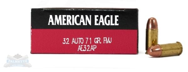 American Eagle 32 Auto/ACP 71gr FMJ Ammunition 50rds - AE32AP