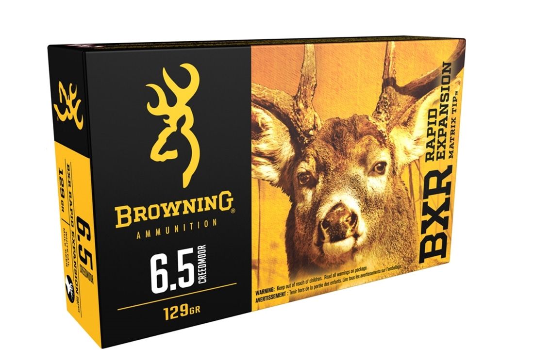 Browning 6.5 Creedmoor 129gr BXR 20rds - B192100651