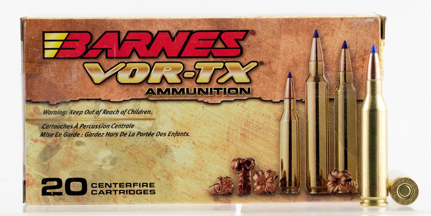 Barnes Barnes Bullets VOR-TX 80 gr Tipped TSX Boat Tail .243 Win Ammo, 20/box - 21522