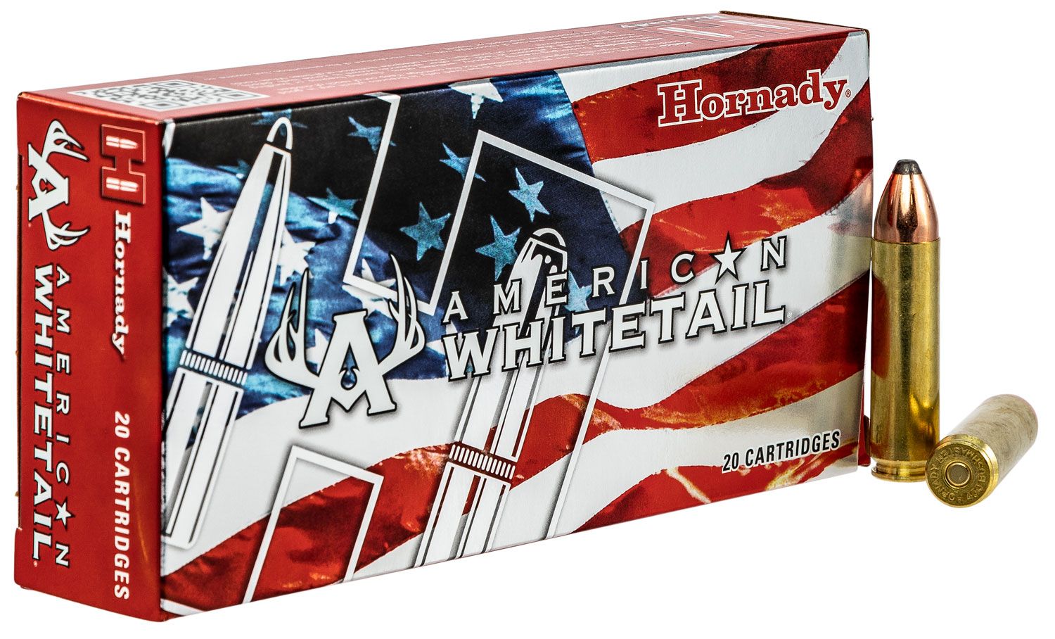 Hornady American Whitetail 245 gr Interlock .450 Ammo, 20/box - 82242