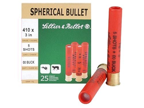 Sellier Sellier & Bellot 3" 410 Gauge Ammo 00 Buck, 25/box - SB410B