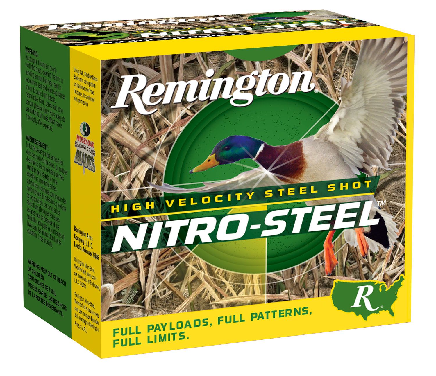 Remington Remington Nitro Steel 3" 12 Gauge Ammo BB, 25/box - NS12MB