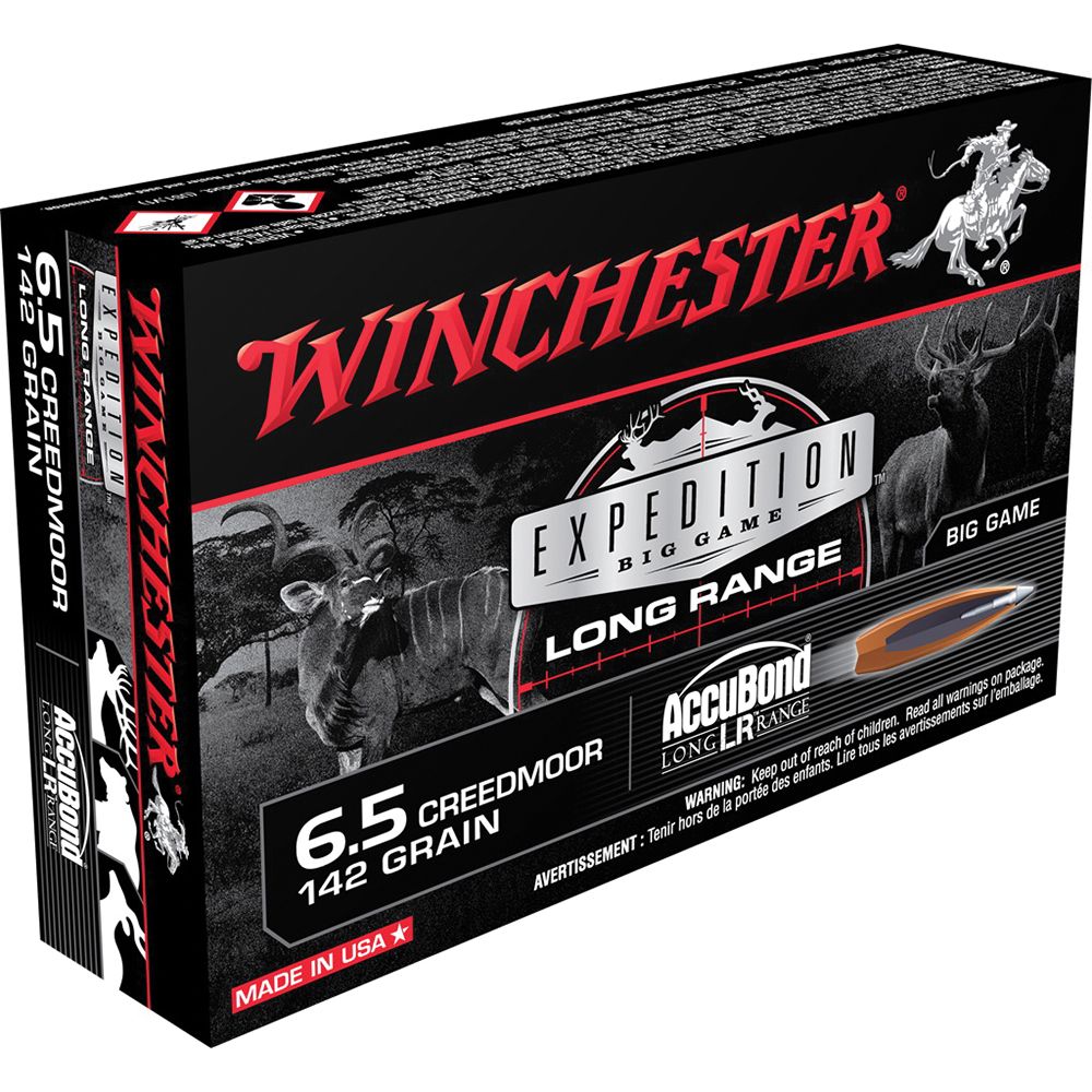 Winchester Winchester Ammunition Expedition Big Game Long Range 142 gr Accubond LR 6.5 Crd Ammo, 20/box - S65LR
