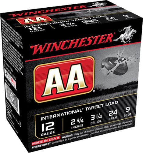 Winchester Winchester Ammunition AA International 2.75" 12 Gauge Ammo 9, 25/box - AANL129