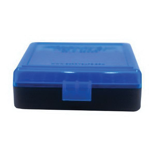 Berrys Berrys Bullets .22lr 100 Round Flip-Top Ammo Box, Blue/Black - 83500