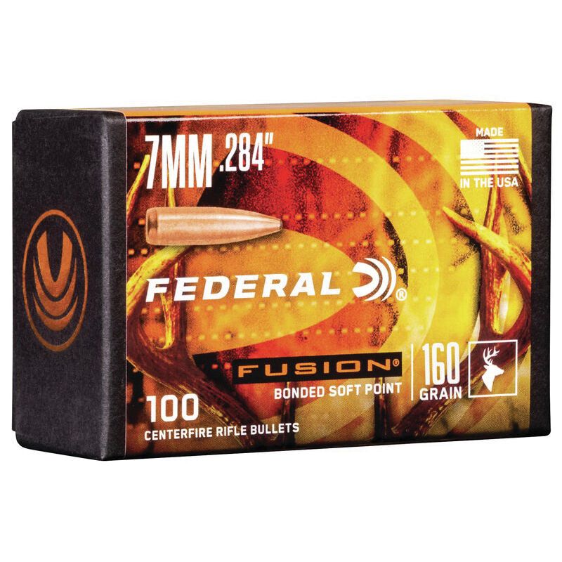 Federal Federal Fusion Component 7mm 160 gr SP Bullet, 100/box - FB284F3