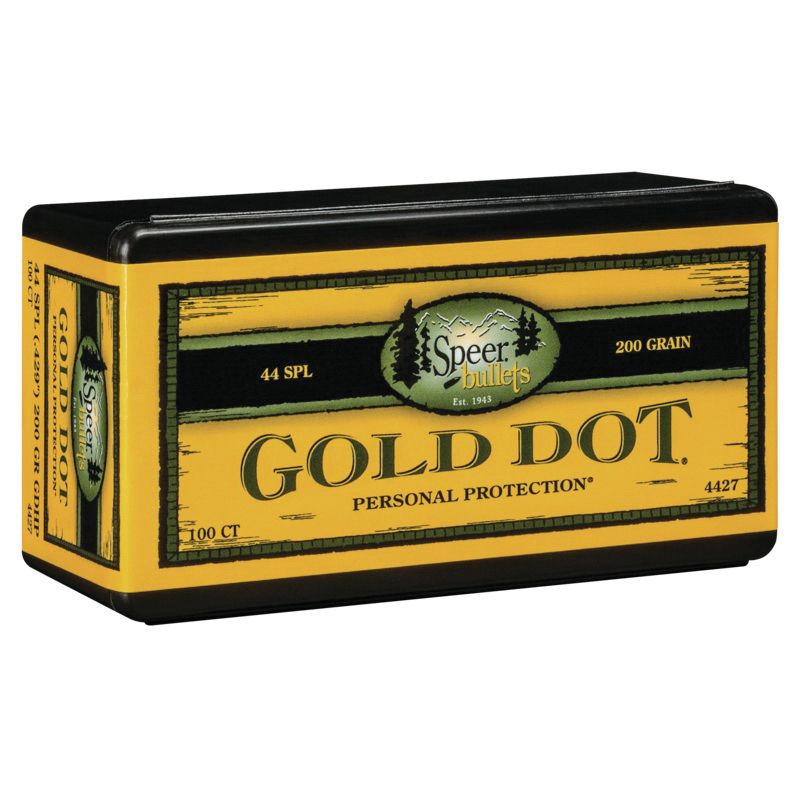 Speer Speer Gold Dot .44 200 gr HP Handgun Bullet, 100/box - 4427