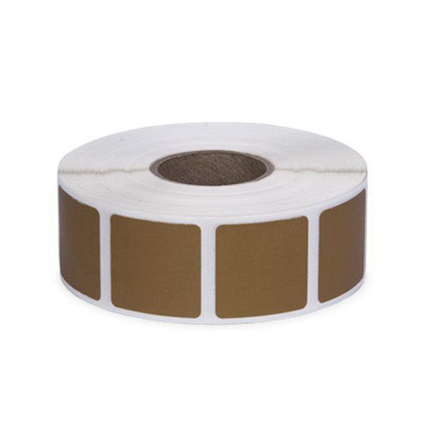 Action Action Target Law Enforcement 0.875" Square Self-Adhesive Target Bullet Hole Repair Paster, Cardboard, 1000/box - PAST-CB