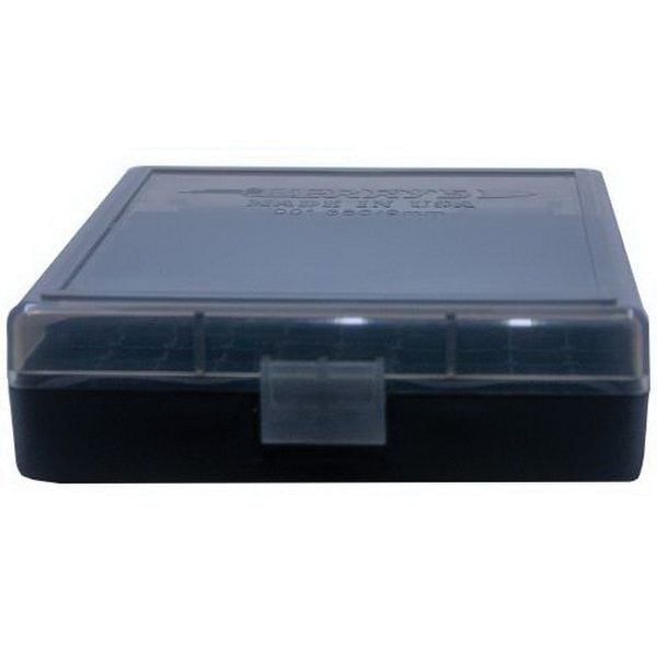 Berrys Berrys Bullets 001 .380 ACP/9mm 100 Round Flip-Top Ammo Box, Smoke/Black - 41236