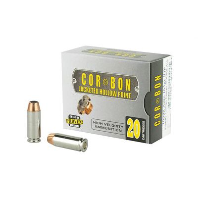 CorBon CorBon Self Defense 10mm Ammo 165 Grain JHP, 20 rds/box - 10165