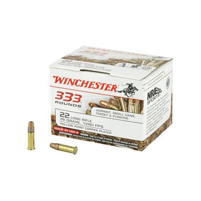 Winchester Winchester 22LR Ammo 36 Grain Hollow Point 333 Round Brick - 22LR333HP
