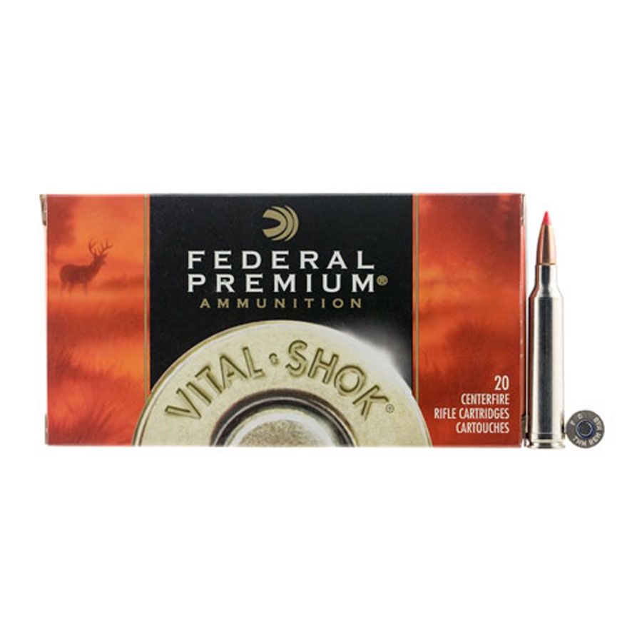 Federal Federal Vital-Shok 7mm Remington Magnum 150 gr Nosler Ballistic Tip 20 Rounds Ammunition - P7RH