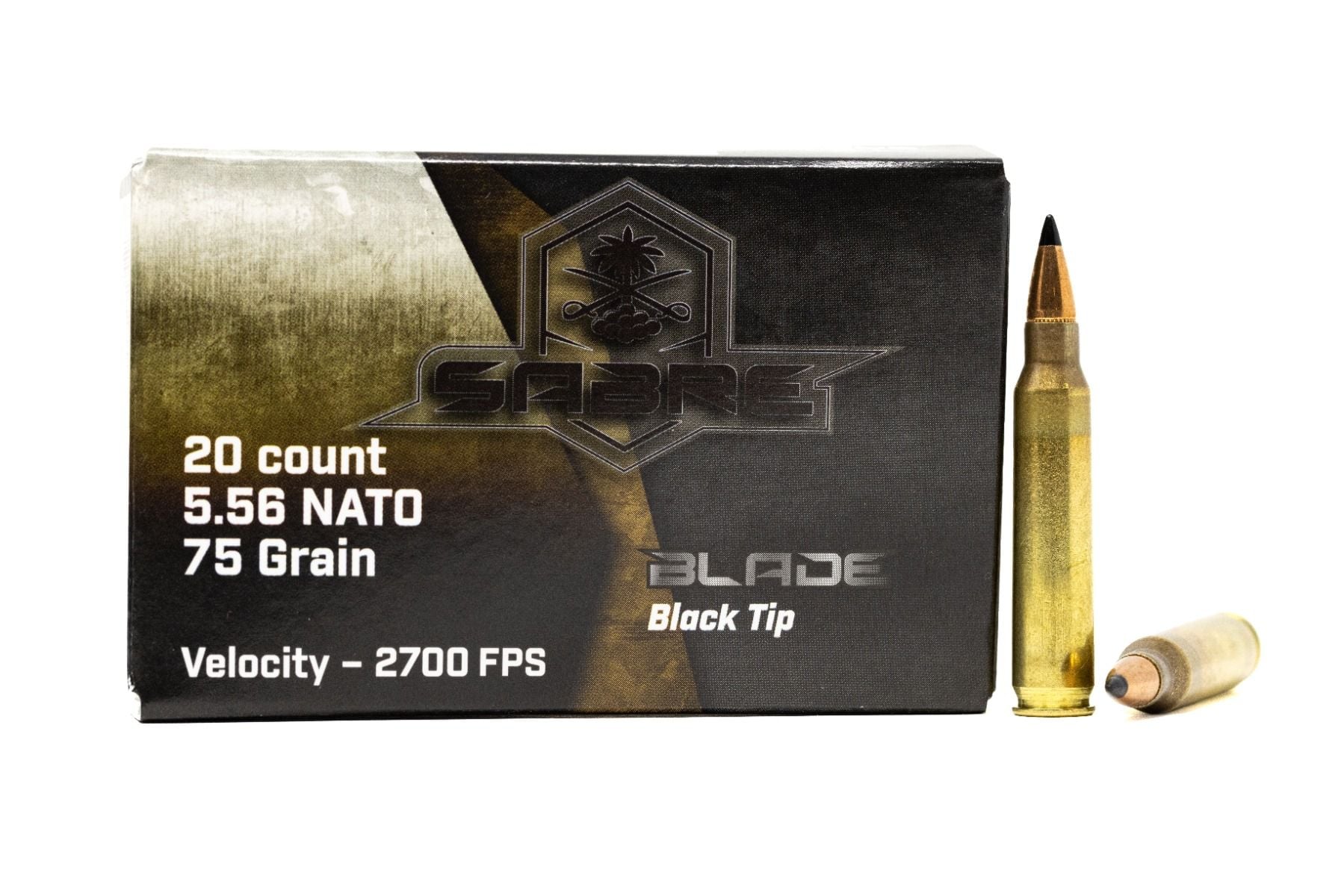 AAC "Sabre Blade Black Tip" 5.56 NATO 75 Grain 20rd Box Ammunition