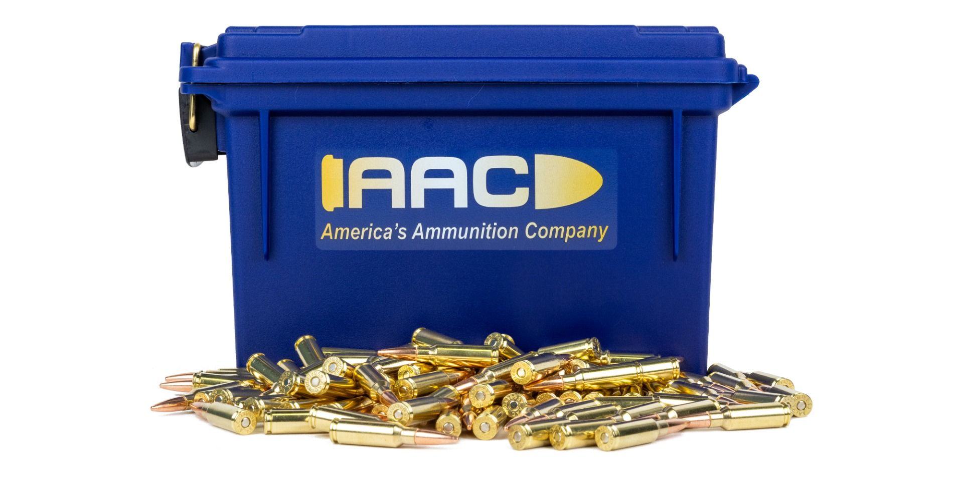AAC 6.5 Grendel Ammo 123 FMJ Ammo 200rds With AAC Blue 30 Cal Ammo Can
