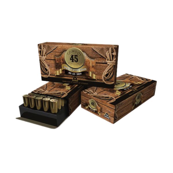 American American Cowboy Ammo .45 Colt 200 gr LFN 50rds