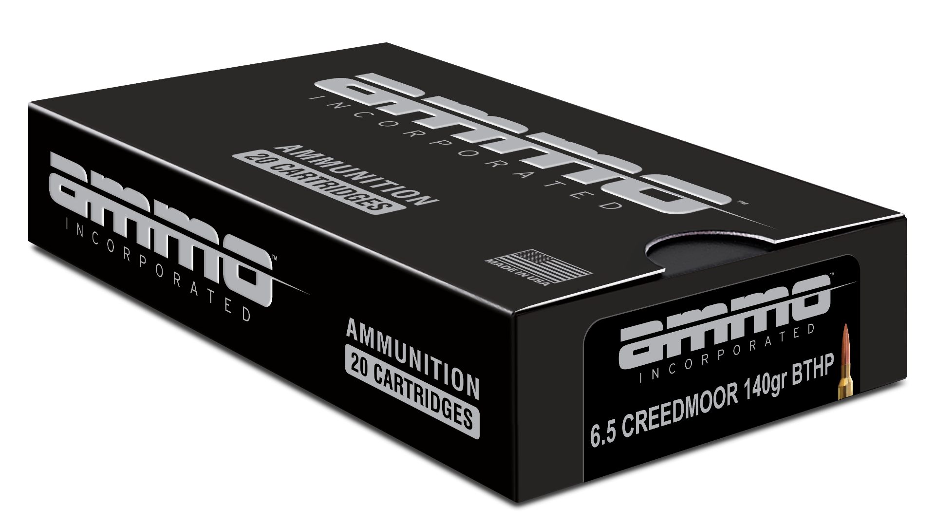 Ammo Ammo Inc 6.5 Creedmoor 140 Grain BTHP Ammo 20rds - 65CM140BTHP-A20