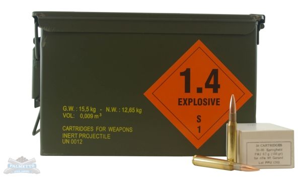 PRVI Partizan 3006 150gr FMJ Ammunition M1 Garand 500rds - PP3.47