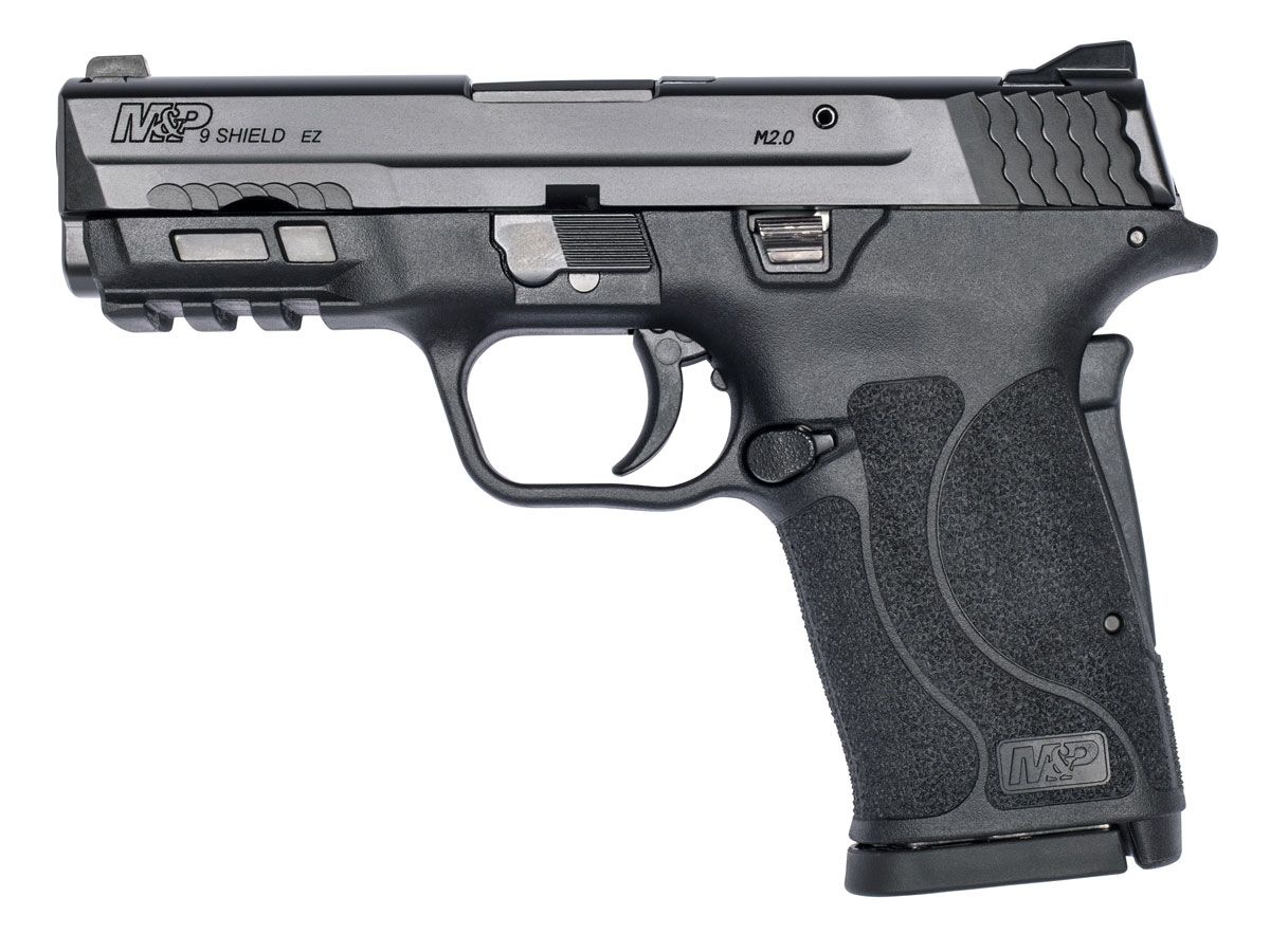 SMITH & WESSON M&P SHIELD EZ 9MM PISTOL WITHOUT MANUAL SAFETY, BLACK