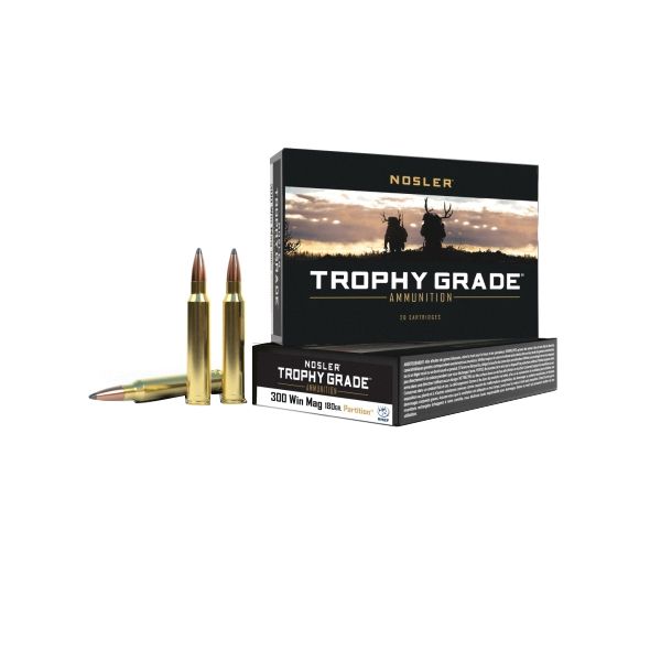 Nosler Trophy Grade .300 Win Mag 180 gr JSP 20rds