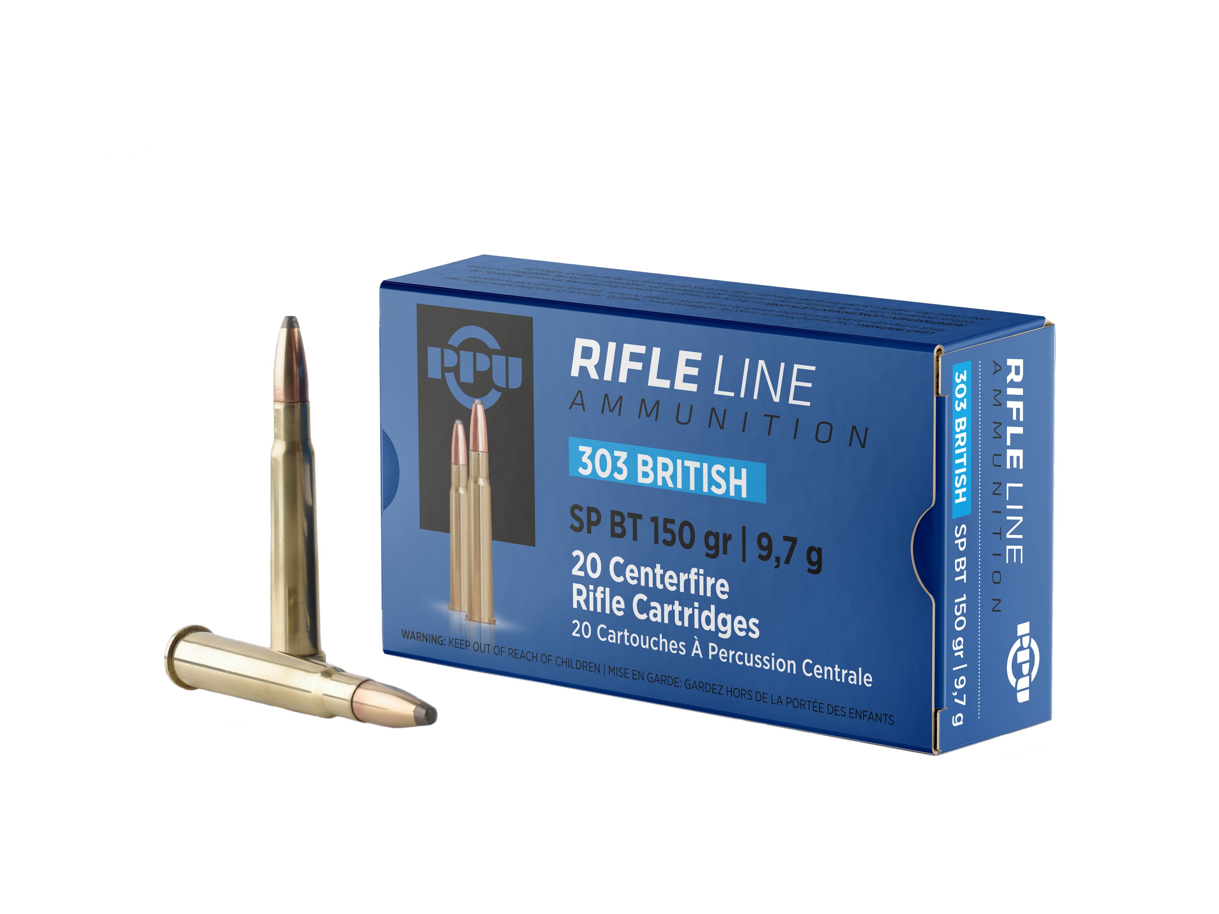 Prvi Prvi Partizan .303 British SP 150 gr 20 Rounds Ammunition - PP303S1
