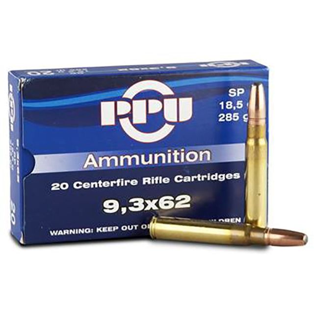 Prvi Prvi Partizan 9.3x62mm SP 285 gr 20 Rounds Ammunition - PP9362