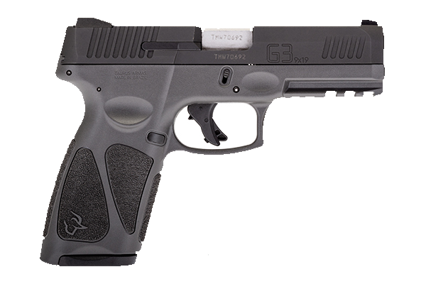 Taurus G3 Full Size 9mm Pistol 4" 15 rd, Gray - 1-G3B941G-15