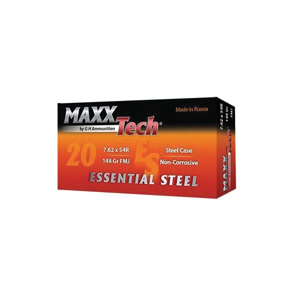 MaxxTech Ammo Essential Steel 7.62x54R 148 gr FMJ 500rds